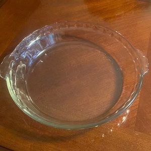 Pyrex Vintage Clear Pie Pan 10”